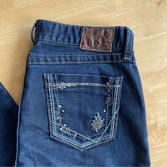 Bke Brie jeans stretch size 28 waist buckle - Picture 2 of 5